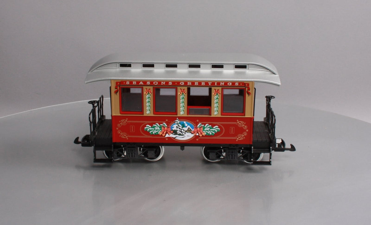 LGB 35075 G Scale Christmas Passenger Car - Metal Wheels NIB