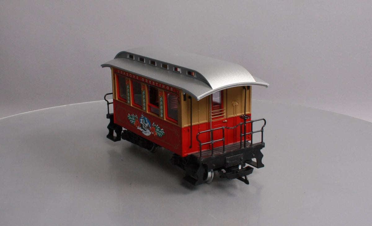 LGB 35075 G Scale Christmas Passenger Car - Metal Wheels NIB