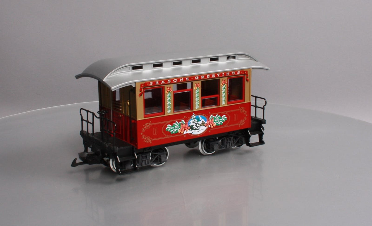 LGB 35075 G Scale Christmas Passenger Car - Metal Wheels NIB