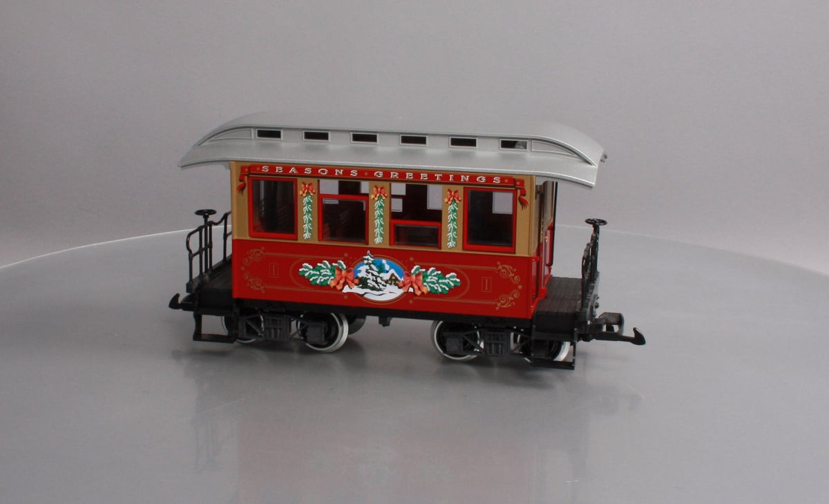 LGB 35075 G Scale Christmas Passenger Car - Metal Wheels NIB