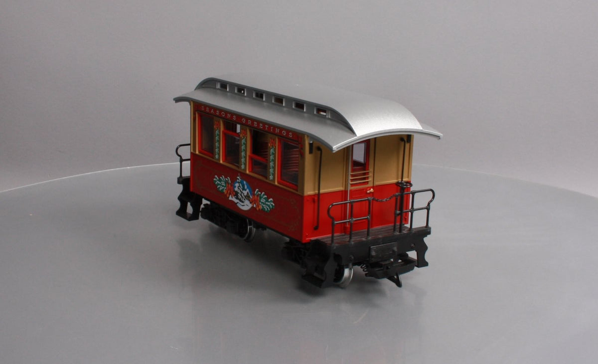 LGB 35075 G Scale Christmas Passenger Car - Metal Wheels NIB