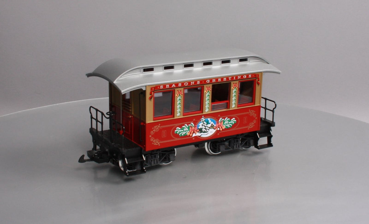 LGB 35075 G Scale Christmas Passenger Car - Metal Wheels NIB