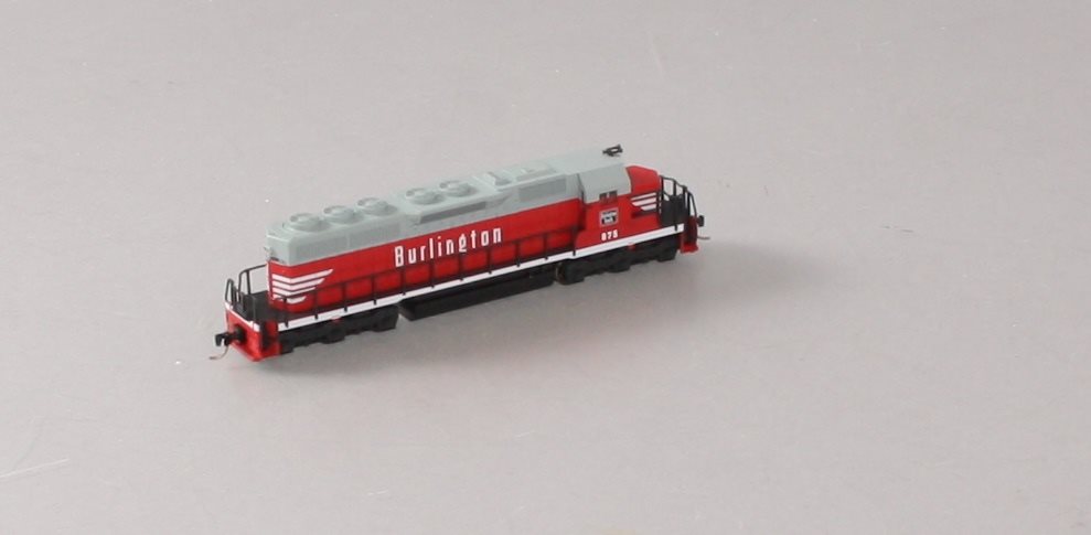 Kato 176-20N N CB&Q (Gray & Red) EMD SD40 Diesel Locomotive #875 LN/Box