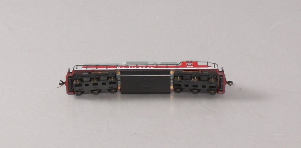 Kato 176-20N N CB&Q (Gray & Red) EMD SD40 Diesel Locomotive #875 LN/Box