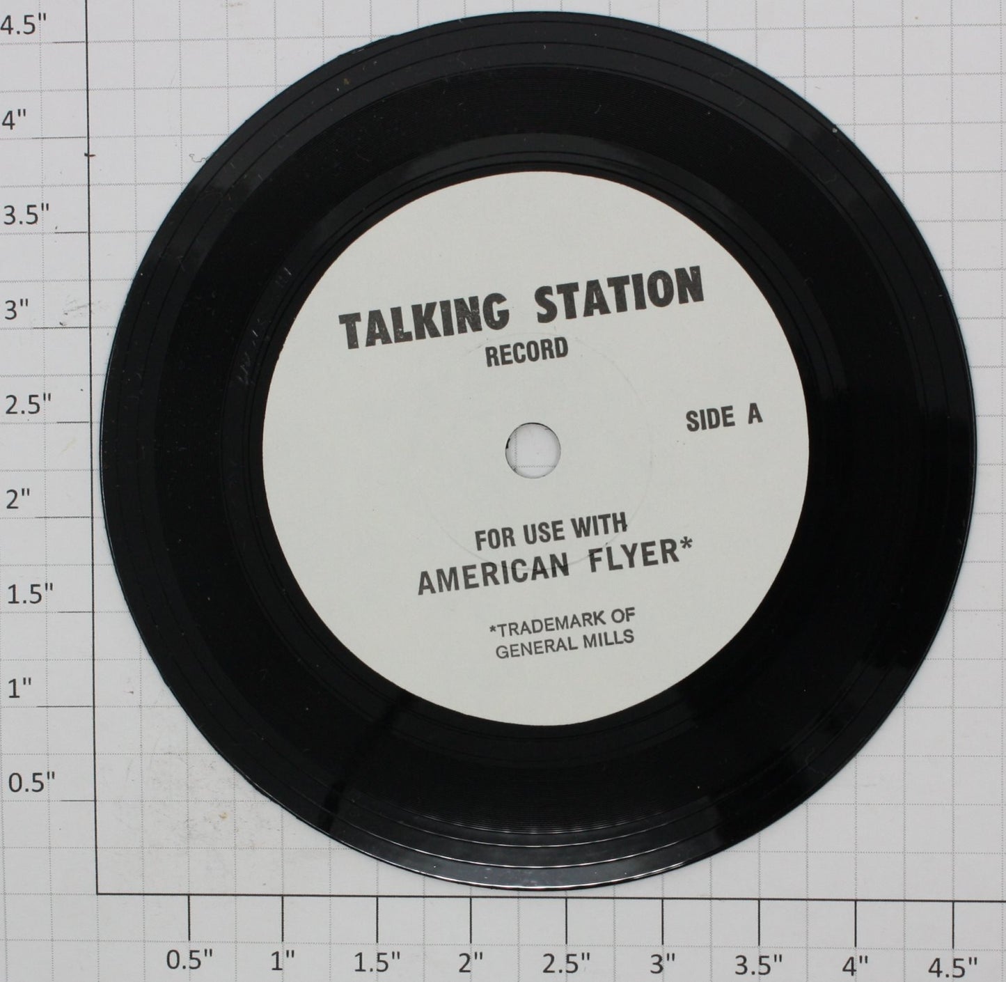 American Flyer XA755TSRM S Scale AF Record for Talking Station - MPC Version