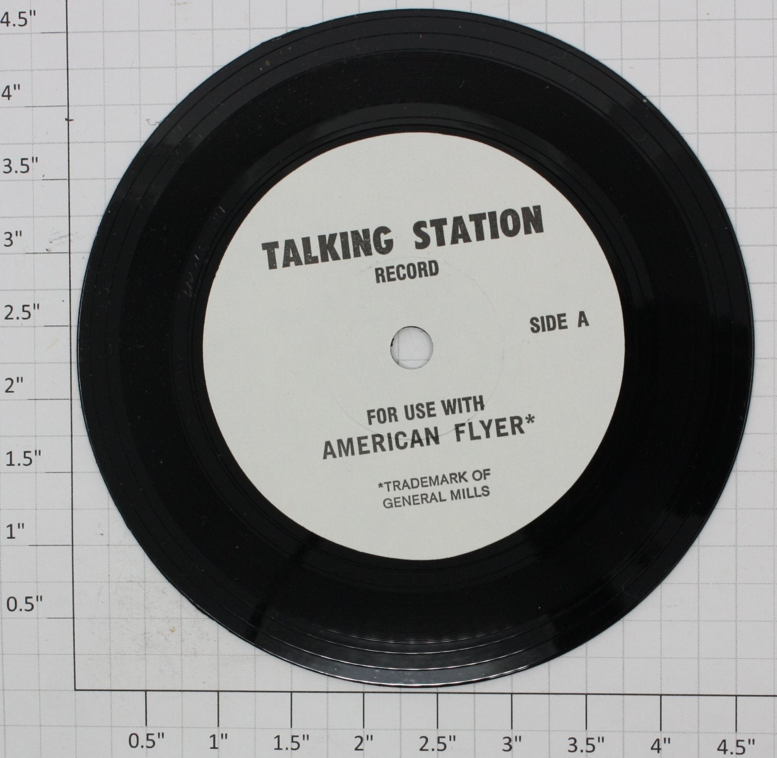 American Flyer XA755TSRM S Scale AF Record for Talking Station - MPC Version