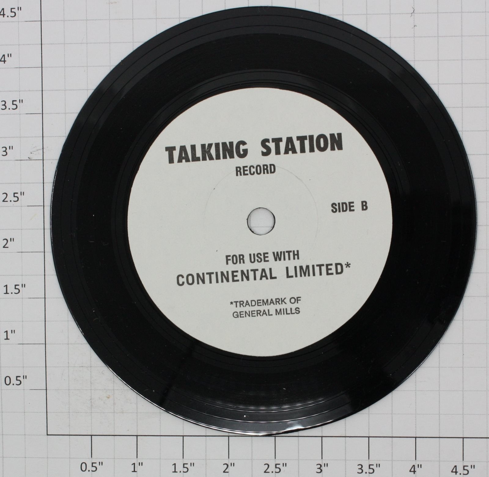American Flyer XA755TSRM S Scale AF Record for Talking Station - MPC Version