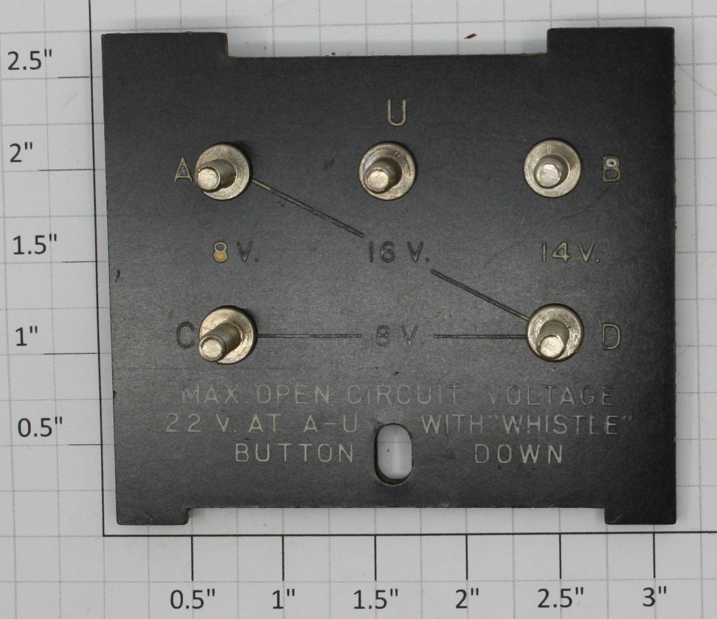 Lionel RWM-9 Terminal Plate Assembly