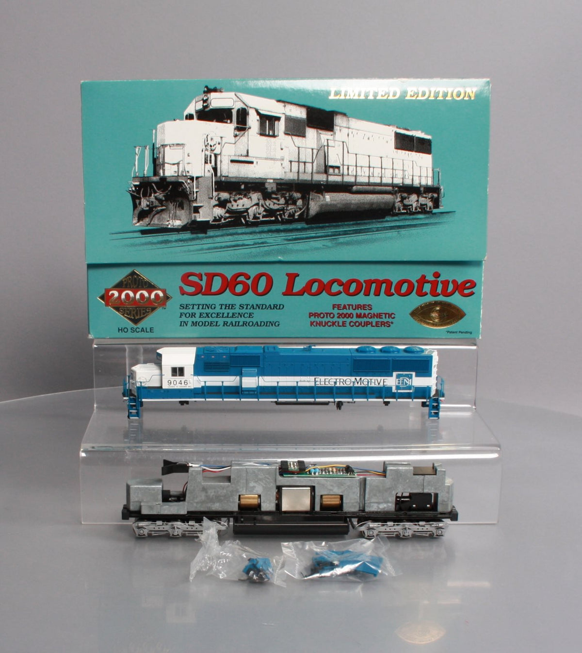 Proto 2000 23509 HO Scale Oakway SD60 Diesel Locomotive #9046 NIB
