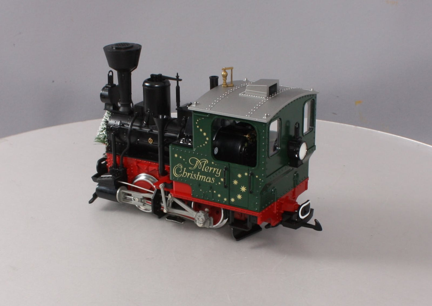 LGB 20215 G "Stainz" Christmas Steam Locomotive with Lighted Christmas Tree!