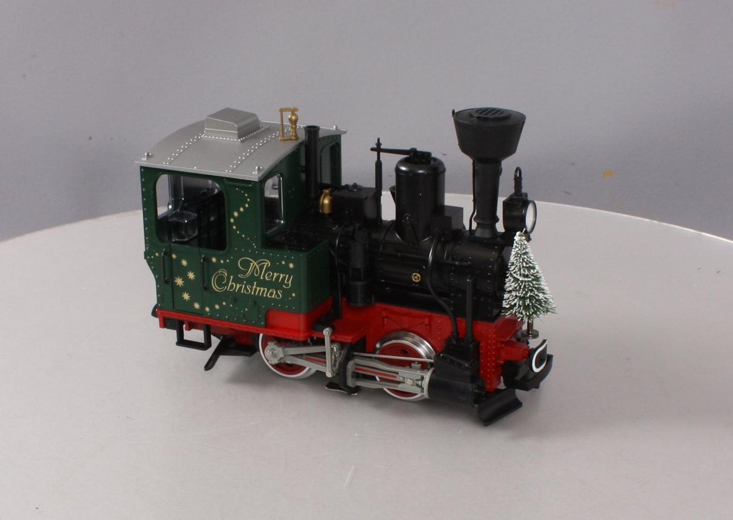 LGB 20215 G "Stainz" Christmas Steam Locomotive with Lighted Christmas Tree!