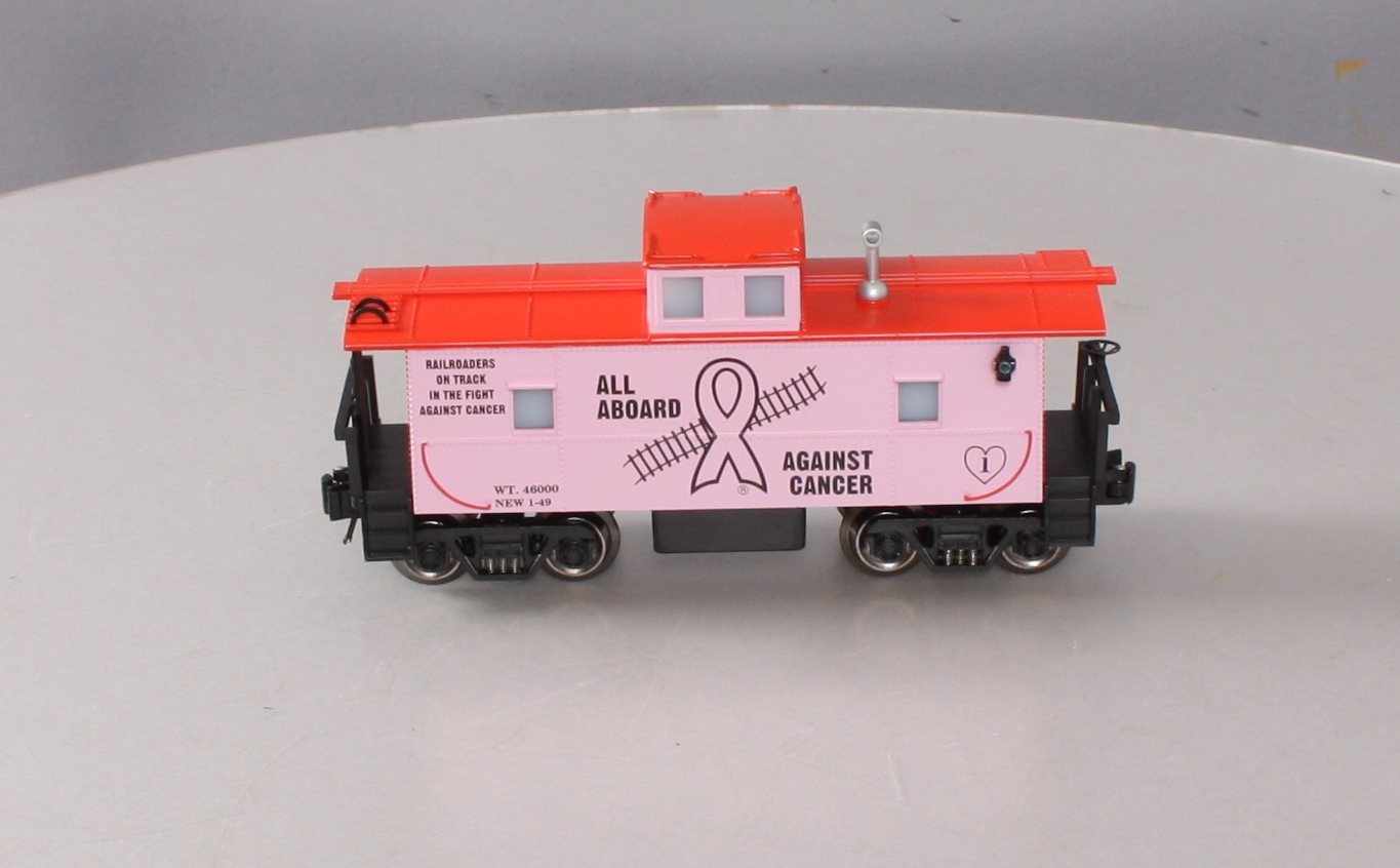 RMT 96901 O Gauge Caboose Cancer Cure #1 with Marker Lights