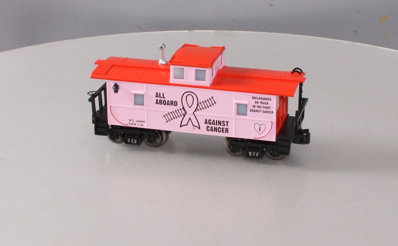 RMT 96901 O Gauge Caboose Cancer Cure #1 with Marker Lights