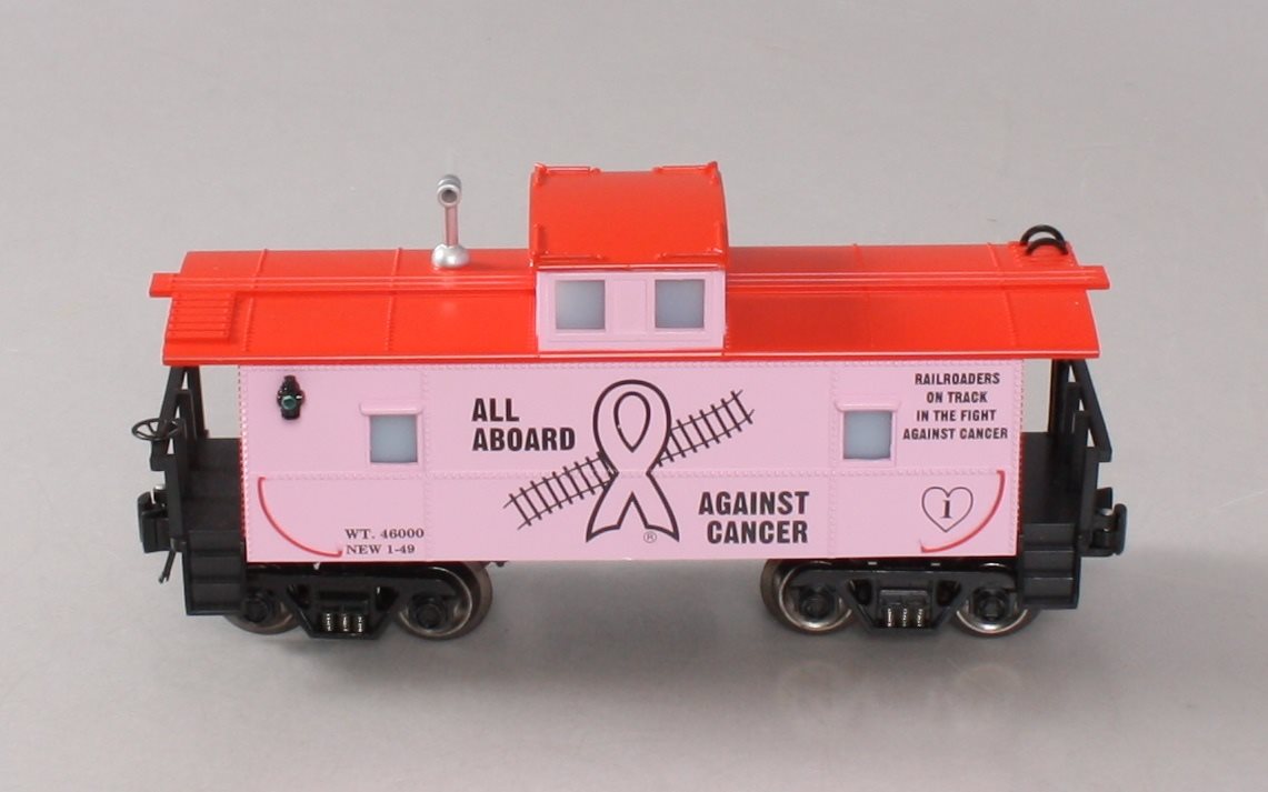 RMT 96901 O Gauge Caboose Cancer Cure #1 with Marker Lights