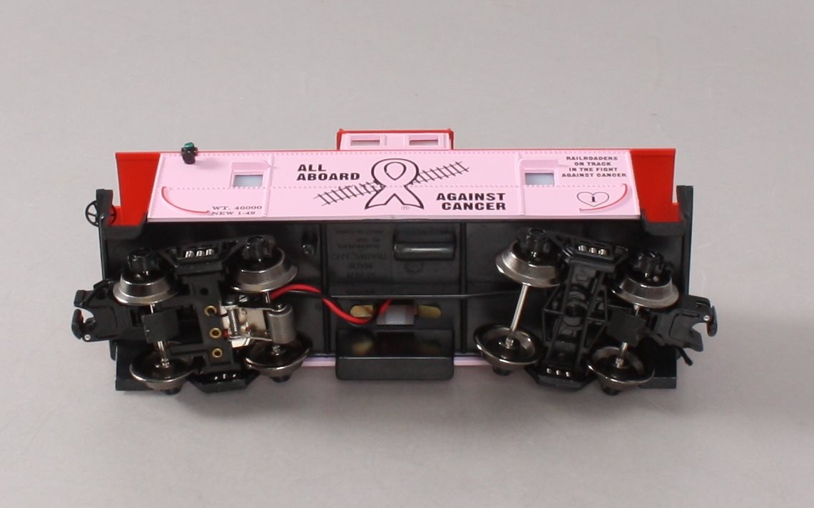 RMT 96901 O Gauge Caboose Cancer Cure #1 with Marker Lights
