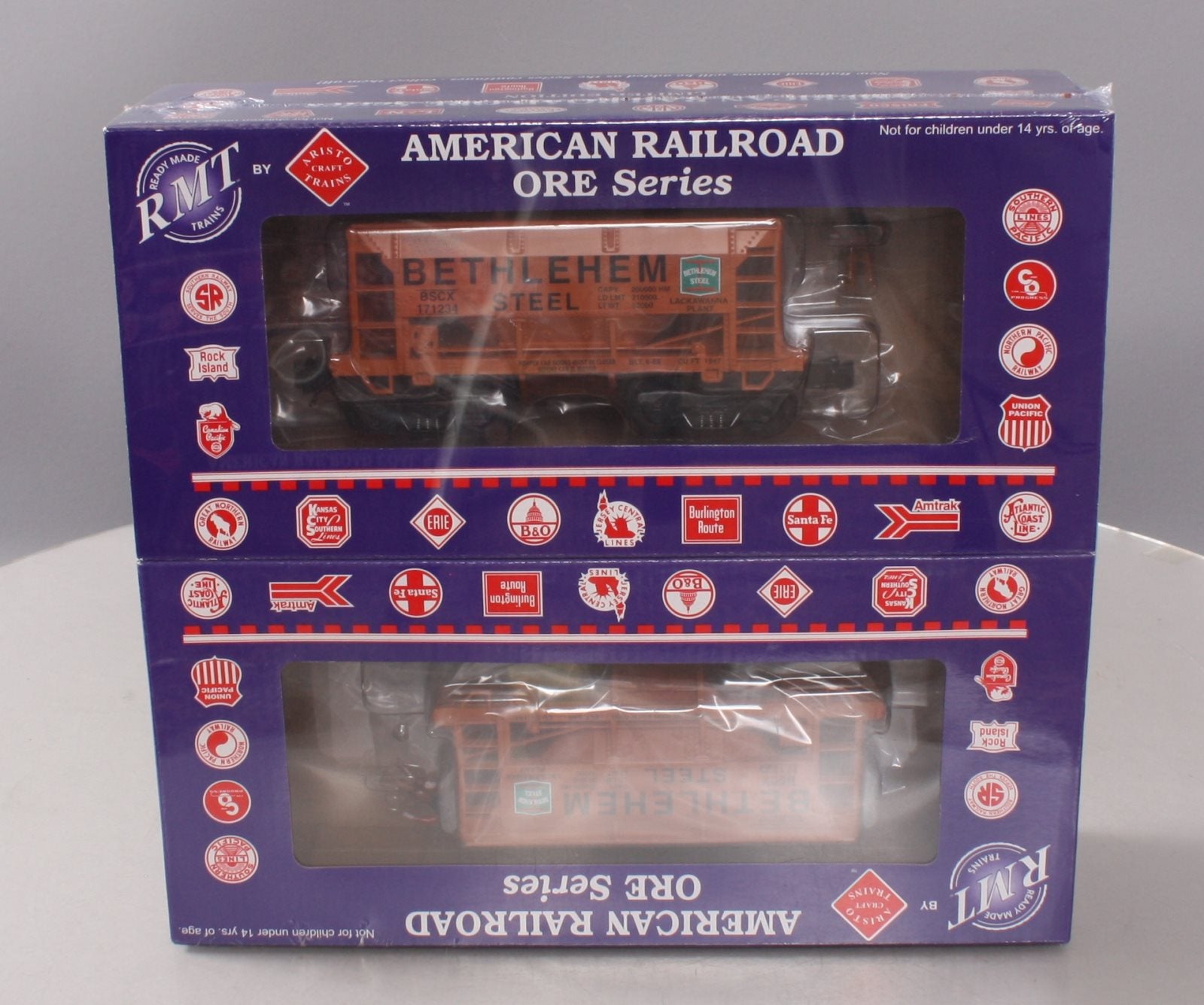 RMT 967195 O Bethlehem Steel/Lackawanna Ore Car/2pk