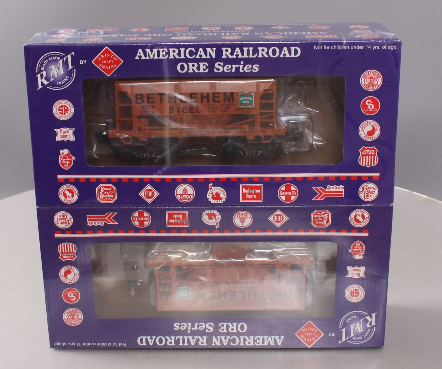 RMT 967195 O Bethlehem Steel/Lackawanna Ore Car/2pk