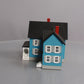 MTH 30-9046 O Gauge Assembled Farm House Blue W/Gray Shutters LN/Box