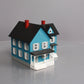 MTH 30-9046 O Gauge Assembled Farm House Blue W/Gray Shutters LN/Box