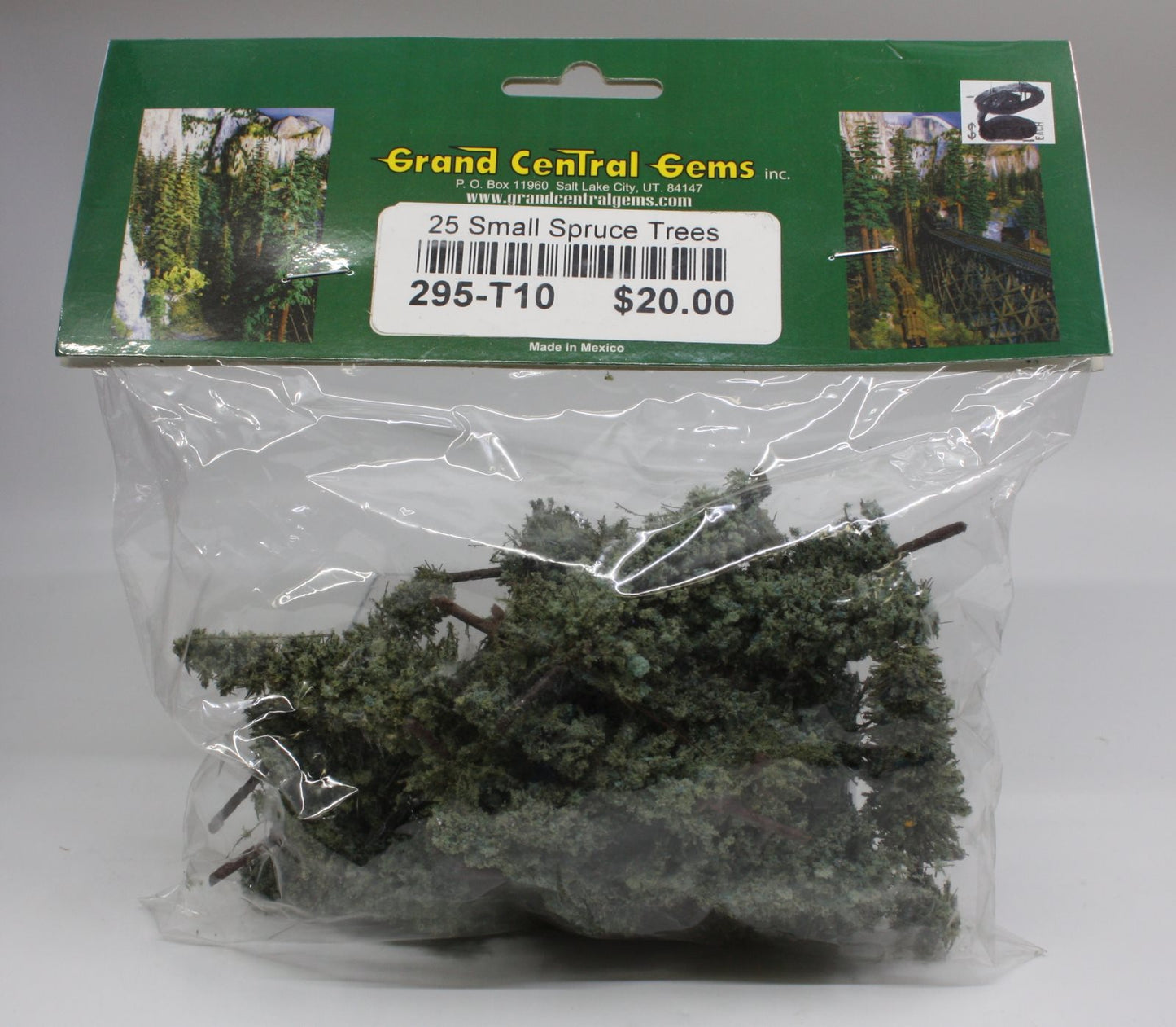 Grand Central Gems T10 Spruce Tree Small 2-3" Tall (Pack of 25)