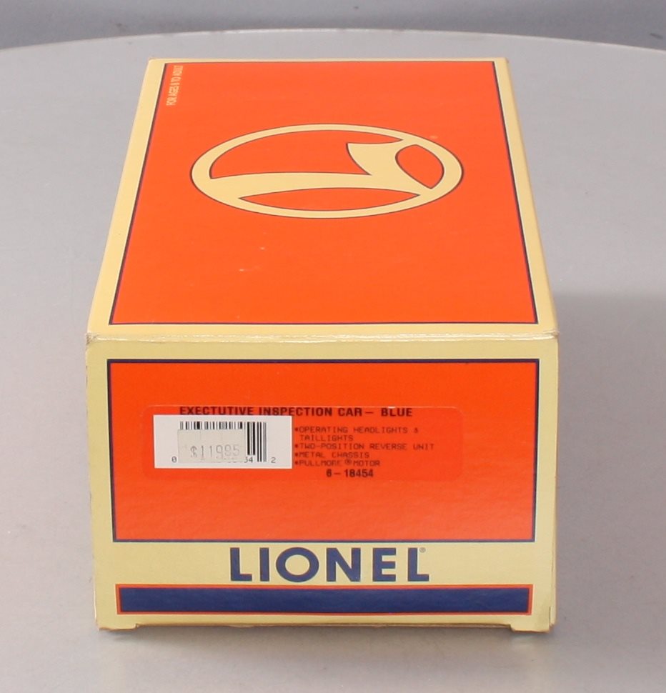 Lionel 6-18454 O Gauge Blue Executive Inspection Car EX/Box