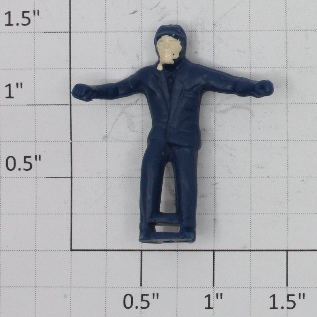 Lionel 3424-33 O Gauge Dark Blue Brakeman Painted Figure