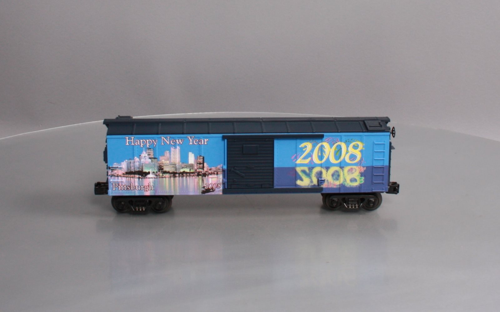 MTH 30-74461 O New Years 2008 Box Car LN/Box