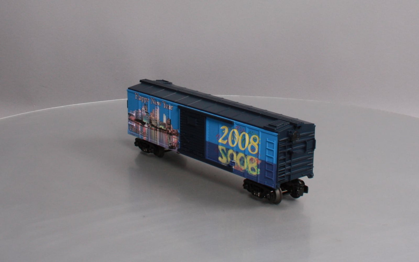 MTH 30-74461 O New Years 2008 Box Car LN/Box