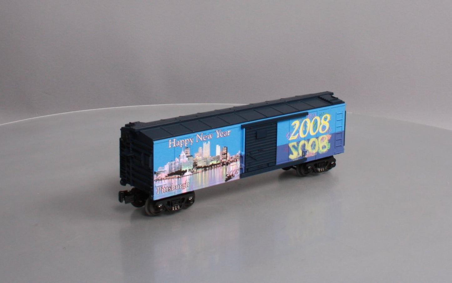 MTH 30-74461 O New Years 2008 Box Car LN/Box