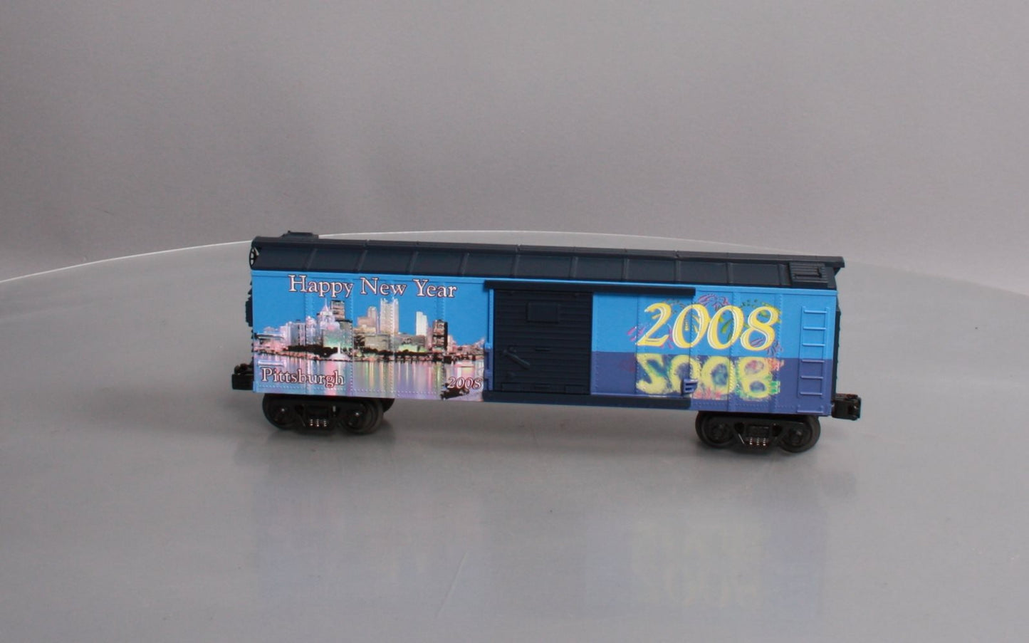 MTH 30-74461 O New Years 2008 Box Car LN/Box