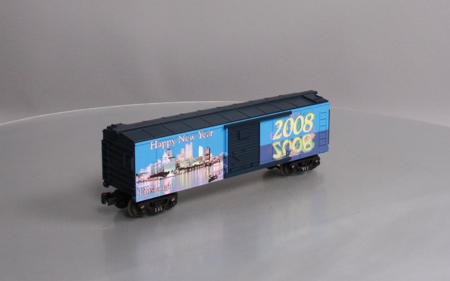MTH 30-74461 O New Years 2008 Box Car LN/Box