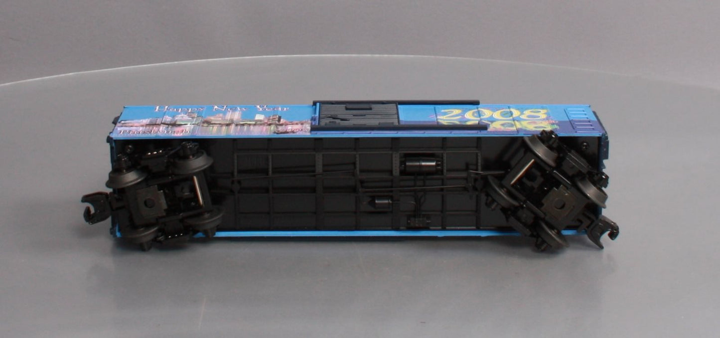 MTH 30-74461 O New Years 2008 Box Car LN/Box