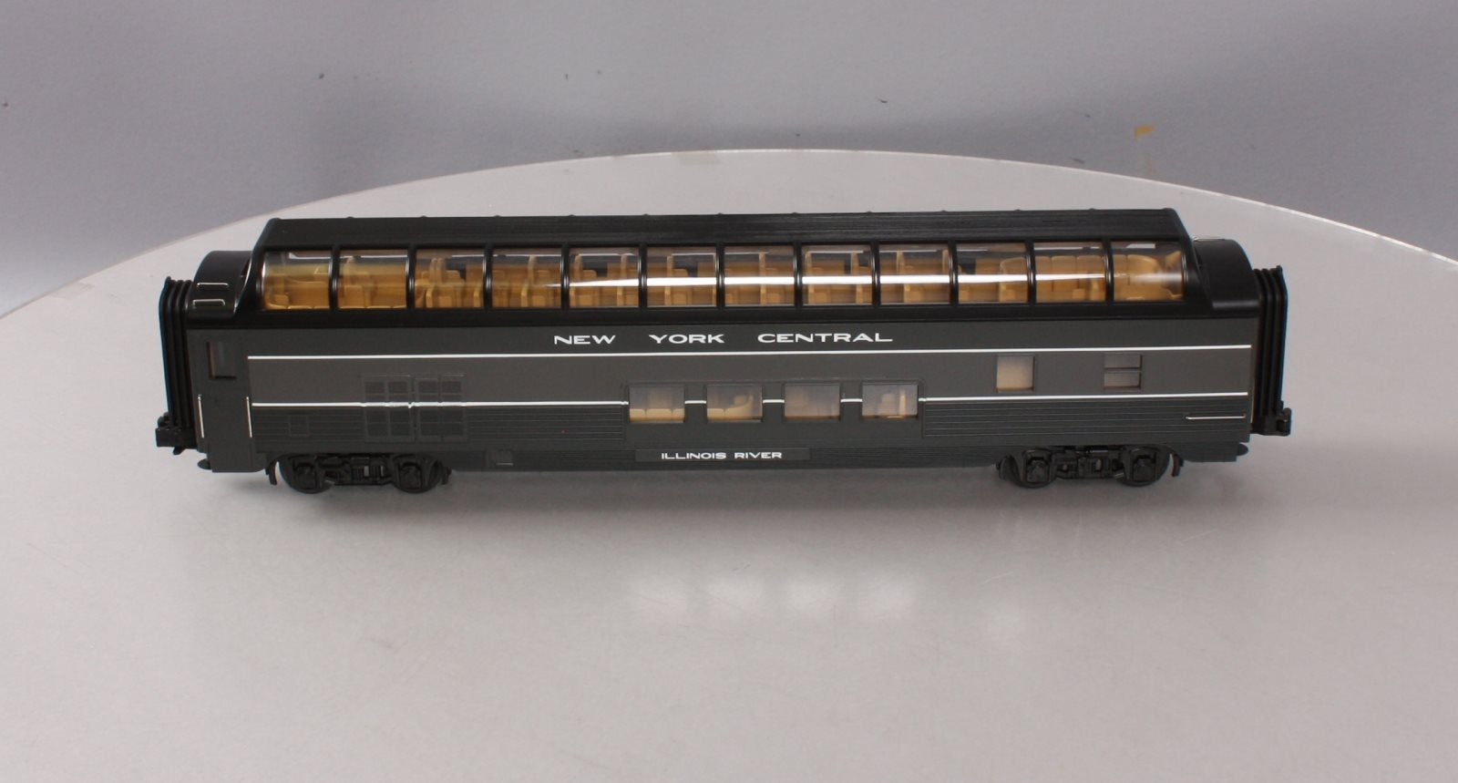MTH 30-67291 O New York Central 60' Streamlined ABS Full-Length Vista Dome Car LN/Box