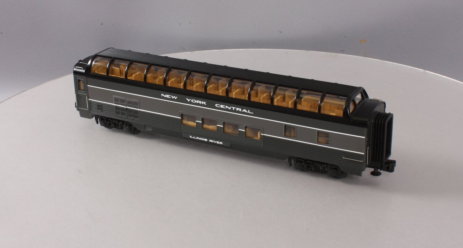 MTH 30-67291 O New York Central 60' Streamlined ABS Full-Length Vista Dome Car LN/Box