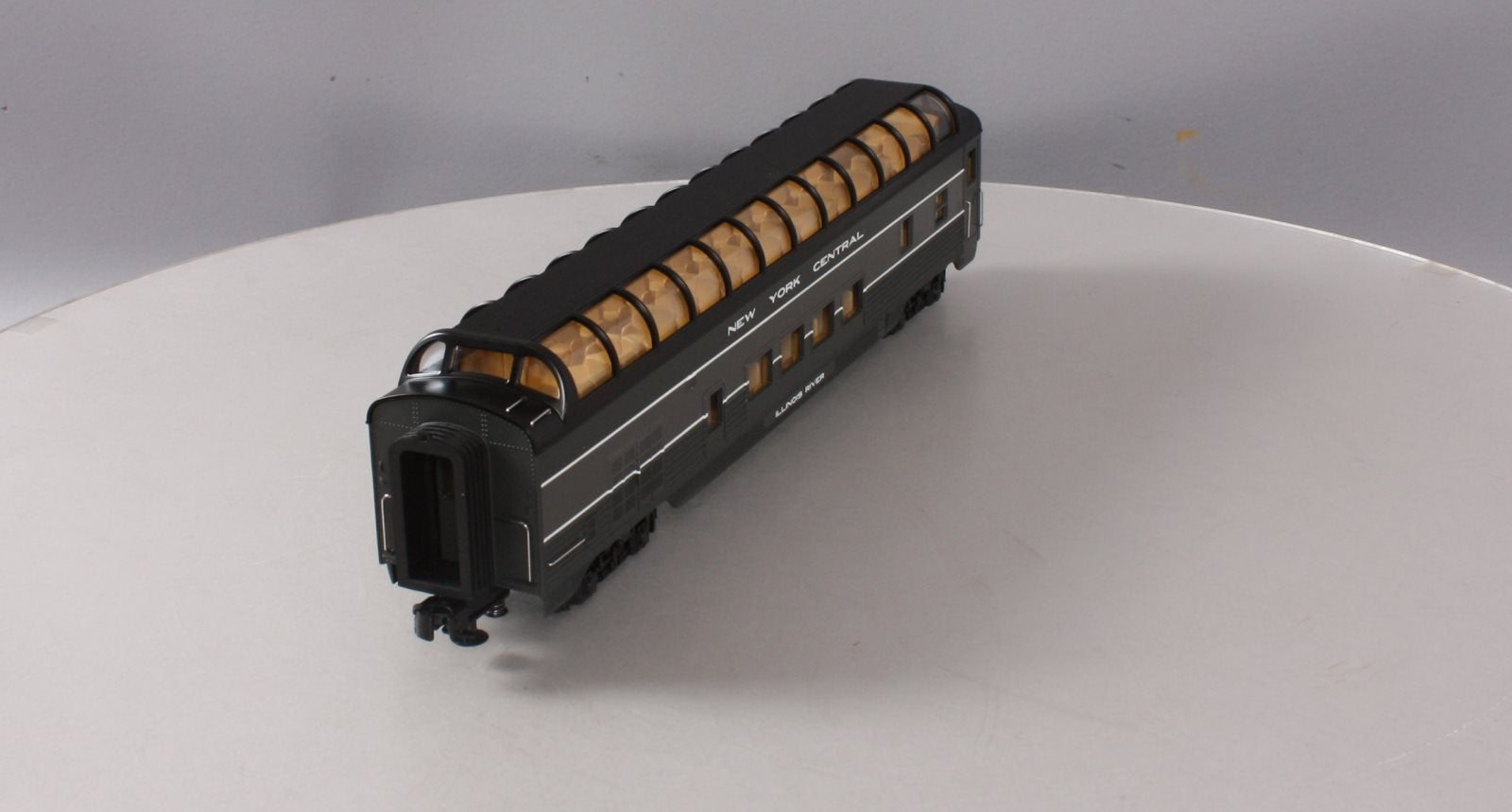 MTH 30-67291 O New York Central 60' Streamlined ABS Full-Length Vista Dome Car LN/Box