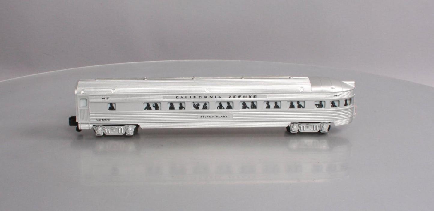 American Flyer 6-48931 S Scale Western Pacific California Zephyr Observation car NIB