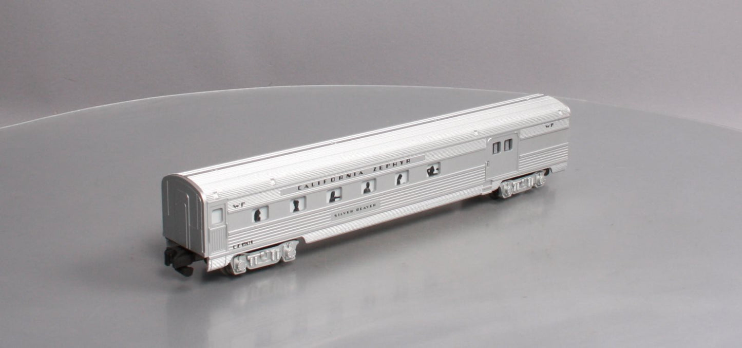 American Flyer 6-48926 S WP "Silver Beaver" California Zephyr Combine Car #801 NIB