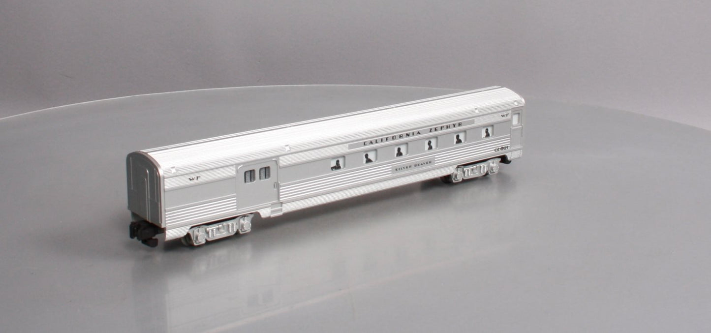 American Flyer 6-48926 S WP "Silver Beaver" California Zephyr Combine Car #801 NIB