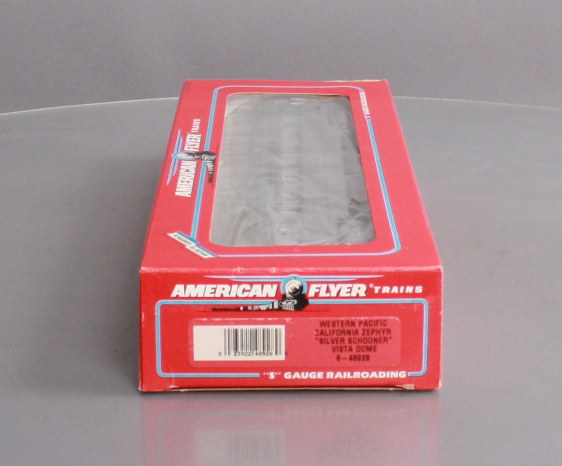 American Flyer 6-48928 S Scale Western Pacific California Zephyr Vista Dome car NIB