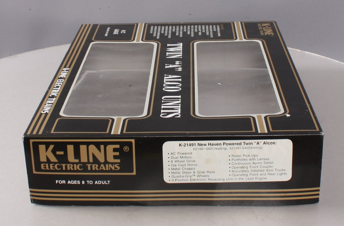 K-Line K21491 O New Haven Powered Twin A Alcos Diesel Locomotive Set LN/Box