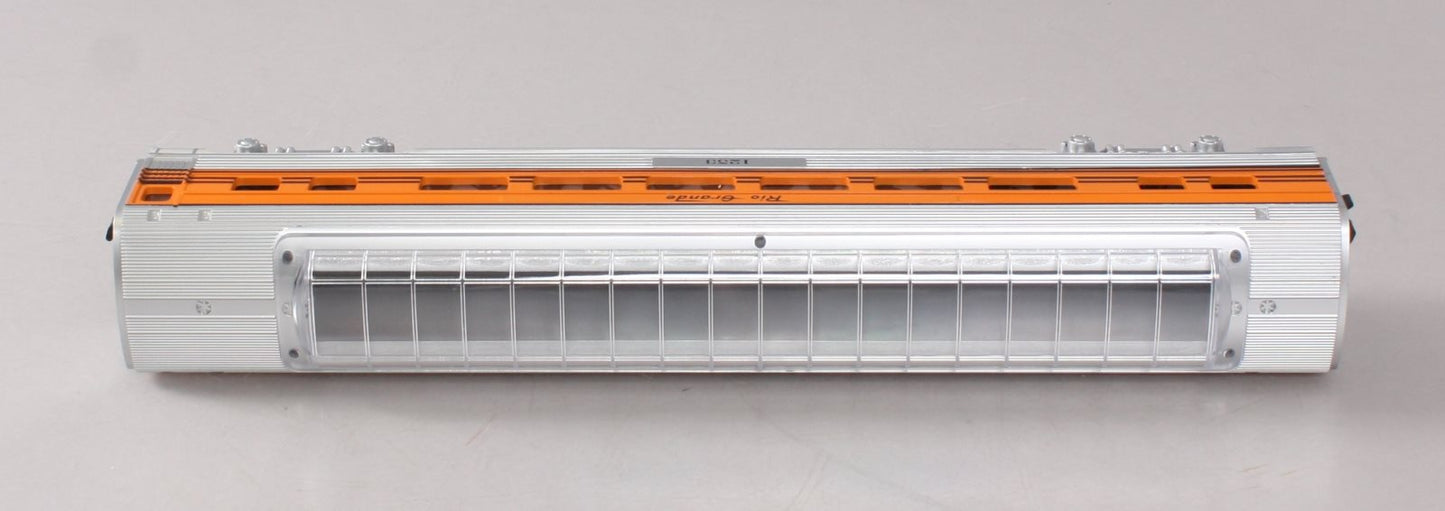 American Flyer 6-49943 S Gauge Rio Grand Streamliner Full Vista Dome Car #1253
