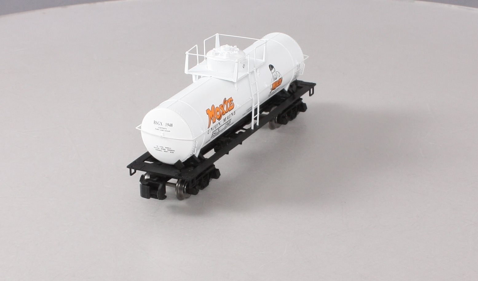 Des Plaines Hobbies NASG 2018-1 S Scale Moxie Tank Car with Platform #1948 LN/Box