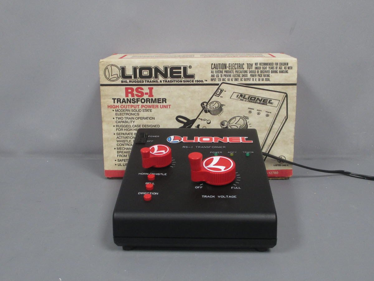 Lionel 6-12780 RS-1 50 Watt Transformer LN/Box