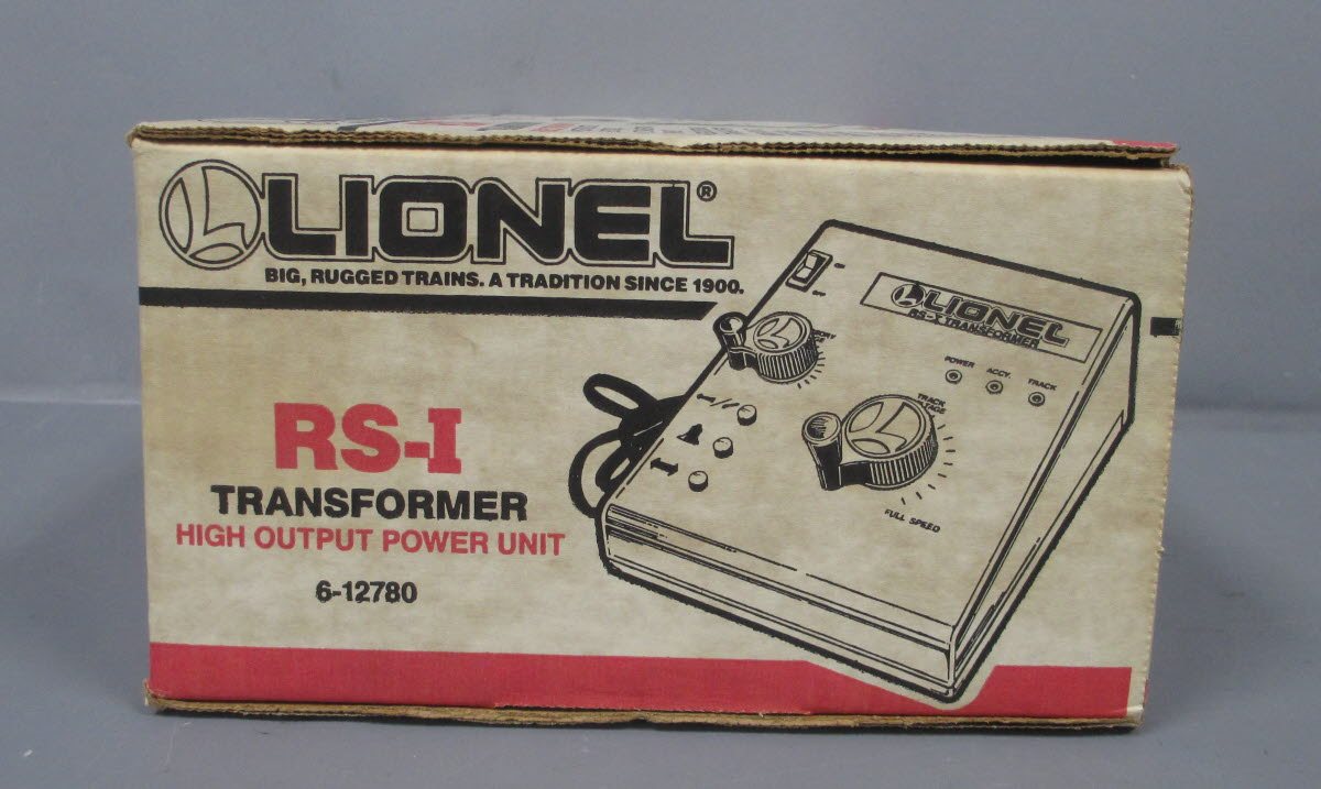 Lionel 6-12780 RS-1 50 Watt Transformer LN/Box