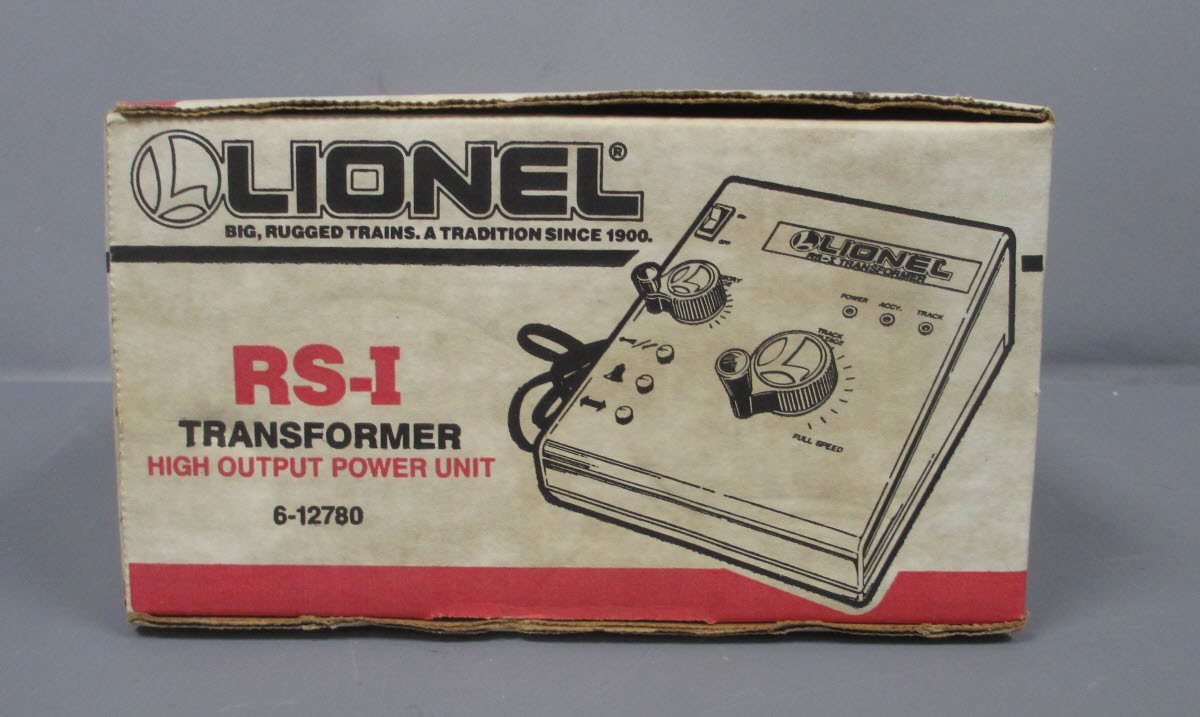 Lionel 6-12780 RS-1 50 Watt Transformer LN/Box