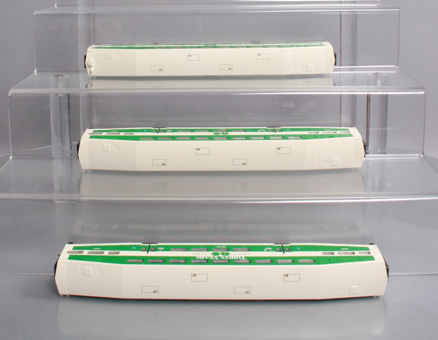 Athearn 2581 HO Scale GO Transit Bombardier Passenger Cars #200 #2307 #2330 LN/Box