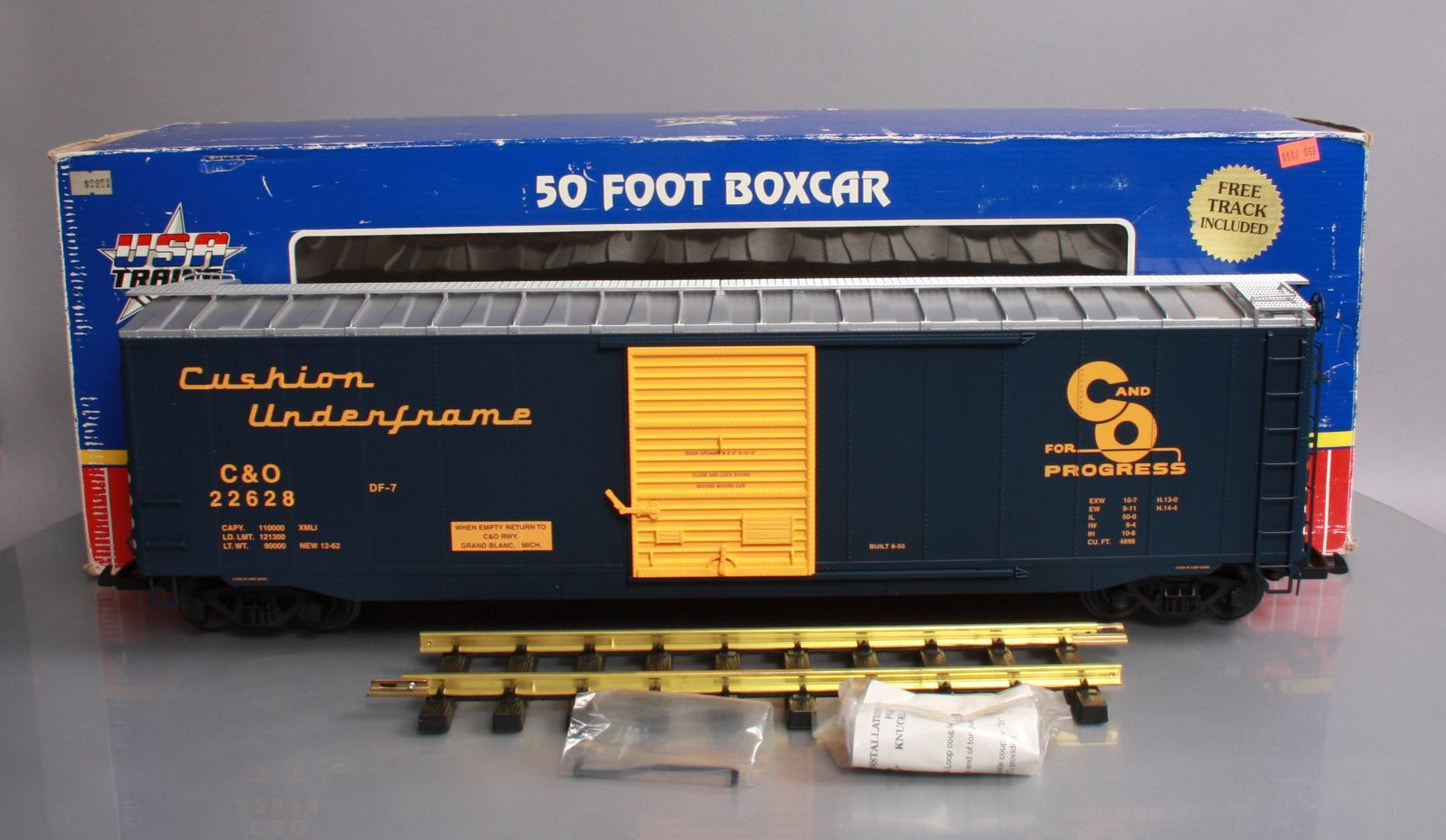 USA Trains 19306A G Chesapeake & Ohio 50' Boxcar