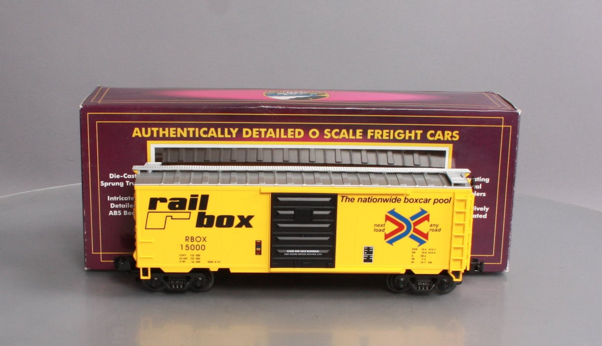 MTH 20-9305 O Gauge Railbox Boxcar #15000 LN/Box