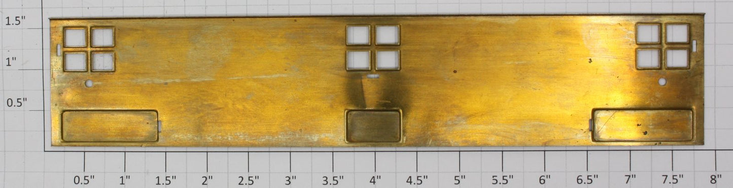 Lionel 8-11 #8 Prewar Standard Gauge Electric Loco Brass Nameplate