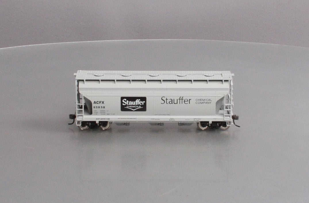 Atlas 944A HO Stauffer Chemical Company Trainman ACF 3560 Covered Hopper #63858